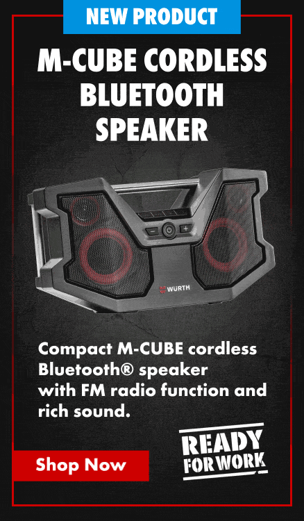 Raise The Roof with Wurth M-CUBE Speaker!