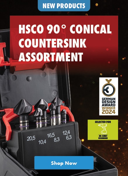 Get The HSCO 90° Conical Countersink Assortment!
